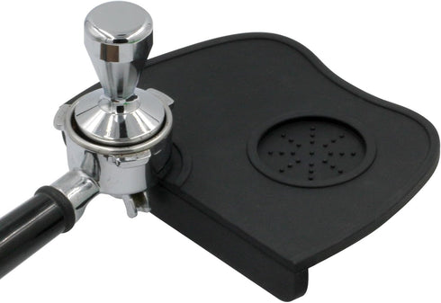 Handook Espresso Tamper Mat, 8.3 x 5.9 Inch Coffee Mat for Espresso Machine, Barista Tools, Black