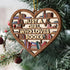 Book Ornament, Wooden Bookshelf Book Lovers Gifts Christmas Tree Decor, Just A Girl Who Loves Books, Book Club Gifts