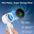 Portable Handheld Mini Fan - 3-IN-1 Turbo Fan for Travel, 5 Gear Wind, 12 Working Hours, Rechargeable Pocket Fan