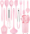 Kitchen Utensils Set, 12 Pieces Silicone Cooking Utensils (Dishwasher Safe), 392°F Heat Resistant Spatula Set for