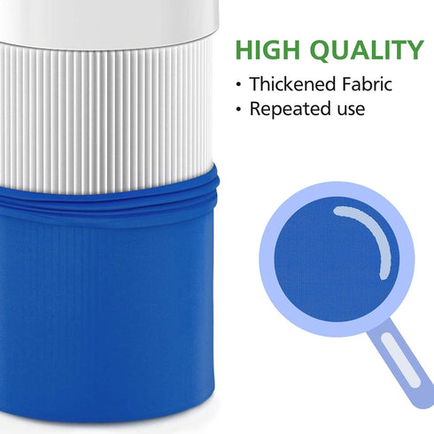 4 Pack Replacement Washable Pre-Filters for Blueair Blue Pure 411, Removes Pollen, Dust, Pet Dander