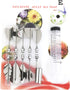 3D 60 Nozzles Woohome Art Cake Tools, Gelatin Jelly Tools Includes PCS Gelatin Tools and Making Pudding Pastry for Cake