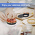6 Pack Mini Fluted Tart Pans 4 Inch with Removable Bottom, Nonstick Quiche Pan for Baking Treats and Pies