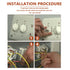 WB24T10029 Surface Burner Control Switch Replacement for GE Electric Ranges, Beige 6 Inch Infinite Switch