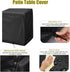 Set 2, -20"W 12"D 23.6"H End Tables Cover for FROMJBEST Black End Table of Dust-proof Side Table Covers for Living Room