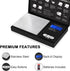 Fuzion Digital Pocket Scale - 200g/0.01g Mini Scale for Food, Jewelry, Precision with Tare and LCD