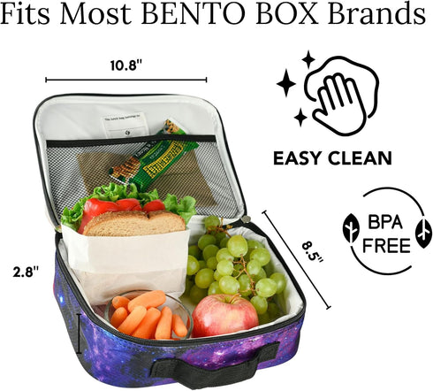 Fenrici Lunch Box for Boys, Kids Insulated Lunch Bag, Spacious, BPA Free, Food Safe, Shark, Camo