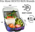 Fenrici Lunch Box for Boys, Kids Insulated Lunch Bag, Spacious, BPA Free, Food Safe, Shark, Camo
