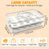 GXXWWSN 2-Layer 40 Deviled Egg Containers with Lid & Handle | Easter Gifts for Kids | Easter Deviled Egg Tray Carrier