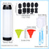 12 16 Oz mwellewm Pc Condiment Squeeze Bottles for Sauces Ketchup Bottles Squeeze Plastic Mustard Dispenser Refillable
