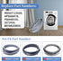 MDS47123608 Washer Door Boot Gasket Compatible with LG Kenmore WM4070HVA/HWA WM4270HWA WM8100HVA WM8500HVA