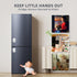 Refrigerator Lock 2 Packs, Easy to Use Fridge Locks with Key, Silicone Wire Protection for Kids