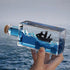 Cruise Ship Fluid Drift Bottle, Unsinkable Boat in a Box, Titanic Cruise Ship Model Liquid Wave Cruise Ship Decoration