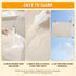 VAKEEN Beeswax Bread Bags, Reusable Linen Organic Beeswax Bread Bags for Sourdough, Keep Freshand and Large Capacity