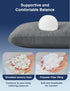 20 54 Inch, ZonLi Long Body Pillow for Adults, Firm Body Pillow with Adjustable Shredded Memory Foam, Soft Support