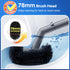 Set HAMITOR Toilet Plunger and Brush for Bathroom Cleaning with Extented Handle - Heavy Duty Toilet Plunger Combo