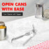 Chef Craft Select Can Opener with Tapper, 6.5 inches, Nickel Plated