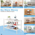 3 Closet, Bathroom27 x11 x20 3 Tier Bamboo Shoe Rack Storage Organizer for Multifunctional Stackable Free Standing Shoe