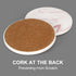 Set 6 Pack Cute Pink Marble Coasters of Stone Coffee Table Decor Absorbent Ceramic Cup Coaster with Holder Decorative