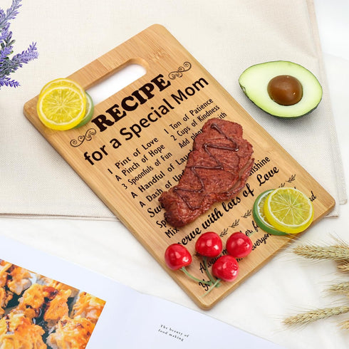 Gifts for Mom from Daughter, Birthday Gifts for New Mother, Cutting Board Gift for Stepmother, Mama