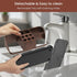 Counter Set(Walnut Boperzi Bathroom Organizer for Vanity & Sink Storage: Detachable Electric Toothbrush and Toothpaste