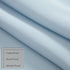 24 24 Inch Small Square Light Blue Tablecloth x Polyester Fabric Washable Table Cover Decorative Wrinkle Resistant