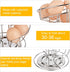 Spiral Stainless Steel Egg Skelter Dispenser Rack - Silver