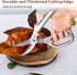 LIVINGO Kitchen Scissors - Heavy Duty Poultry Shears Sharp Cutting Food Chicken Bone Meat Vegetable for Cooking