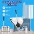 Set 18-in 2025 UMIEN Toilet Brush and Plunger - Updated No-Rust - Stainless Steel Design - Long Handles