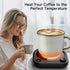 Oracer Coffee Mug Warmer for Desk, Electric Cup Heater for Tea Milk Beverages with Adjustable Temperature Display, Auto