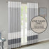 Madison Park Window Curtain Single Panel, Faux Silk, Room Darkening for Living Room and Bedroom, 84"L x 50"W, Grey