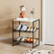 Garden 4 you Shoe Rack for Closet Narrow 3 Tiers, Small Shoe