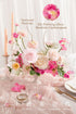 24pcs Ling's Moment Artificial Flowers Fake Silk Hydrangea Faux Peony Foam Roses Combo for DIY Wedding Bouquet