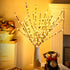 KXCOFTXI 3 Pack Twig Lights, Prelit Branches, USB Plug in with 60 LED Bulbs, Decorative Lights for Indoor Party