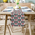 Buffalo Check Table Runners 90 Inches Long, Valentine's Day Love Heart Plaid Black White Table Runner for Family Dinner