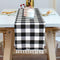 ShinyBeauty Buffalo Plaid Table Runner Black and White 13''x72'' Checkered Table Cover for Christmas Gatherings