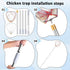 IAOVAW Set 2 74 Inch Chicken Catching Net Nets with Adjustable Pole, Lightweight Bird & Animal Catcher for Chickens