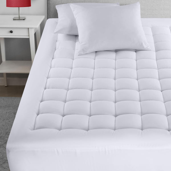 Utopia Bedding California King Mattress Pad - Fitted Premium Protector Cover Deep Pocket up to 16 Inches (72x84, White)