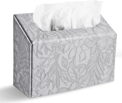 Hennaja Hand Towels Box Cover,PU Leather Tissue Box Cover Holder Compatible with