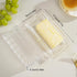 Countertop,Refrigerator,Dishwasher Glass Butter Dish with Lid,Large Deep Covered Butter Dish,Clear Crystal Glass Butter