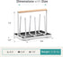 D&D Living All-in-One Bottle Holder for SodaStream - Drying Rack for Bottles of All Kinds: Duo, Crystal, Easy, Drinking
