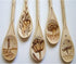 Kitchen Wooden Spoons - Mixing, Baking, Serving Utensils, 10 In, 12 Pack for Cooking Needs