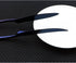 Flatware Set - 18/10 Stainless Steel Mirror Polished Blue Cutlery, 6 Piece Service for 1