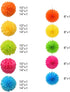 Set of 20 Paper Pom Poms Color Tissue Flowers Hanging Fans for Celebration Wedding Birthday Party Halloween Christmas