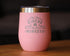 Not My Circus Not My Monkeys Wine Tumbler with Sliding Lid, Stemless Stainless Steel Insulated Cup, Funny Gift