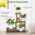 4 Saving,27.6,Small) Wood Plant Stand Indoor Outdoor Tiers Plant Rack Corner Planter Shelf Flower Pot Holder for Living