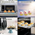 Disposable Ramekins, Gold 30pcs 5oz Mini Aluminium Foil Baking Cups with Lids, 30 Spoons