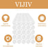72 Inches VIJIV Macrame Table Runner Long for Boho Wedding Decor, White Crochet Doilies Dresser Scarf Lace Farmhouse