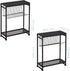 2 1 Dulcii Small Side Table for Small Spaces - Slim End Table with Magazine Holder - in Design Narrow End Table Living