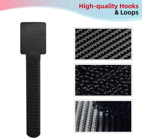 Cord Organizer for Appliances, 12 Pack SUITMAT Cable Holder for Small Kitchen Appliances, Kitchenaid, Air Fryer (Black)